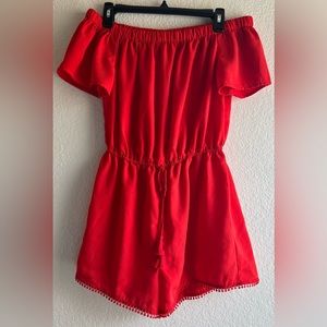 Bebop, M junior girls Red romper